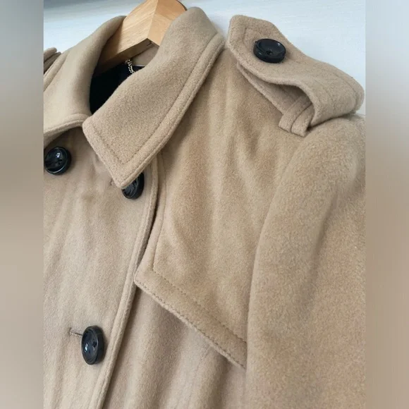 Banana Republic Tan Wool/Cashmere Coat - Picture 7 of 16